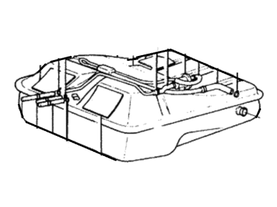 1988 Hyundai Excel Fuel Tank - 31150-21110