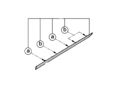 2020 Hyundai Genesis G80 Door Moldings - 87721-B1800