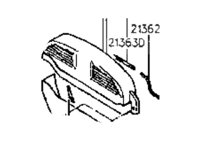 Hyundai 21360-33001 Cover Assembly-Timing Belt Upper