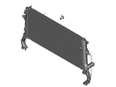 Hyundai Kona N Radiator - 25310-K9500