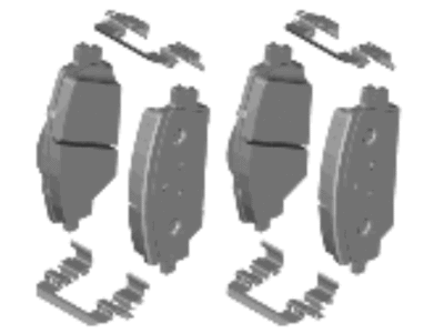 Hyundai Santa Fe Hybrid Brake Pad Set - 58101-P2A01