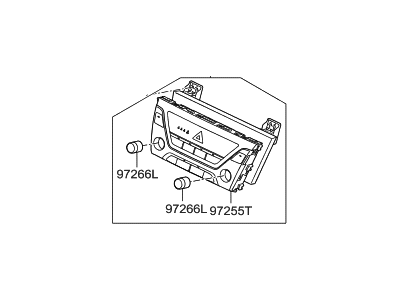 Hyundai Elantra Blower Control Switches - 97250-F2061-4X