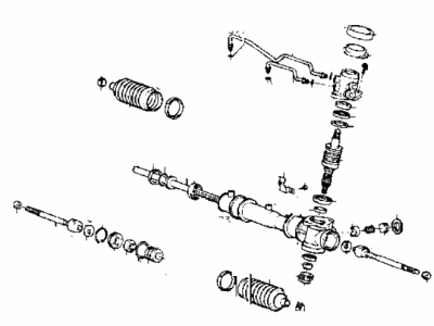 Hyundai Accent Steering Gear Box - 57710-22000