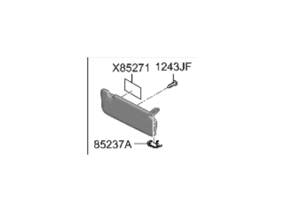 Hyundai 85210-AA120-NNB SUNVISOR ASSY,LH