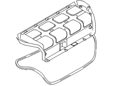 Hyundai 87321-39000 Weatherstrip-Trunk Lid Opening