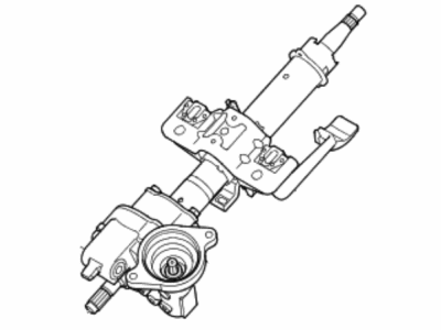 2016 Hyundai Accent Steering Column - 56390-1R305