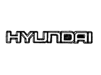 1988 Hyundai Excel Emblem - 86311-21190