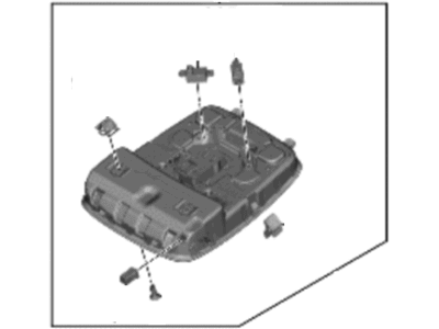 Hyundai 92800-T1110-NBD LAMP ASSY-OVERHEAD CONSOLE