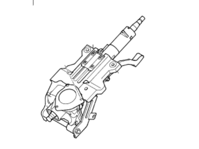 Hyundai Sonata Hybrid Steering Column - 56390-3Q802