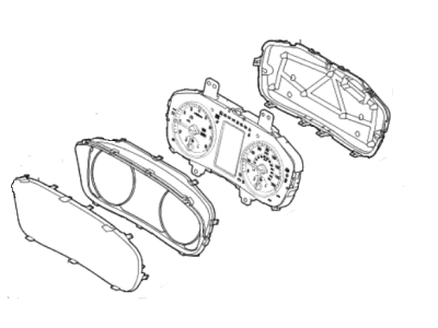 Hyundai Sonata Hybrid Instrument Cluster - 94051-E6300