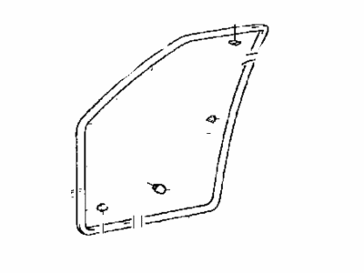 Hyundai 82130-34001 Weatherstrip Assembly-Front Door Side LH