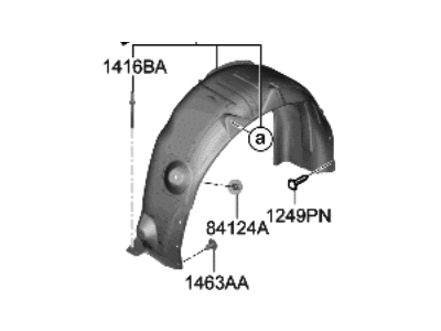 Hyundai Ioniq 6 Wheelhouse - 86821-KL000