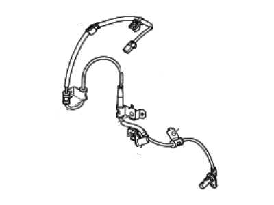 Hyundai 95680-4W100 Sensor Assembly-Abs Real Wheel ,LH