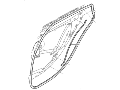 2016 Hyundai Genesis Door Seal - 83130-B1500