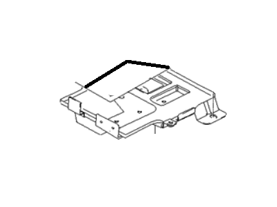 2006 Hyundai Tiburon Battery Tray - 37150-2C101