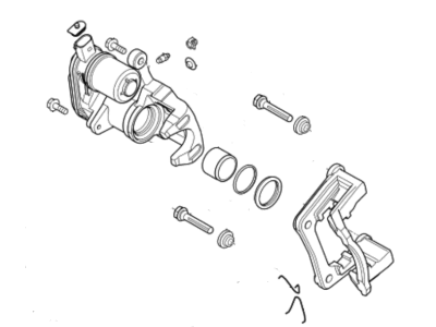 2021 Hyundai Kona Electric Brake Caliper - 58310-K4A00