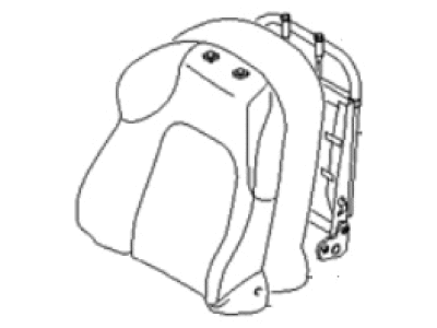 Hyundai 88460-2C530-EAY Front Driver Side Seat Back Covering