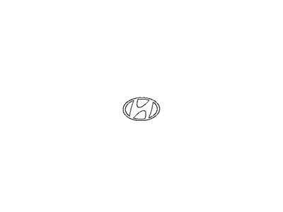 2004 Hyundai Santa Fe Emblem - 86353-26200