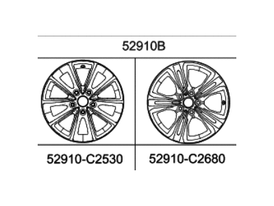 2018 Hyundai Sonata Spare Wheel - 52910-C1760