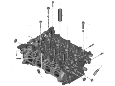 2023 Hyundai Venue Cylinder Head - 515N5-2MU00