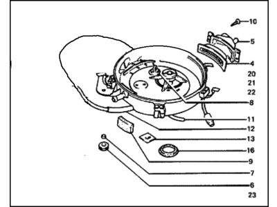 1989 Hyundai Excel Air Filter Box - 28112-21530