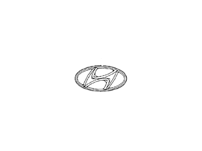 1998 Hyundai Sonata Emblem - 86390-34501