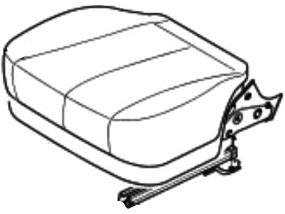 Hyundai 88250-0A100 Pad Assembly-Front Seat Cushion Passenge