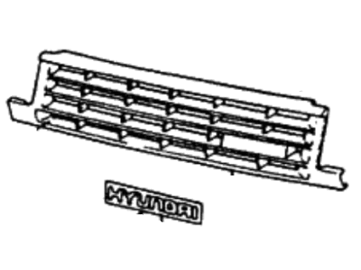 Hyundai Excel Grille - 86350-21240-CA