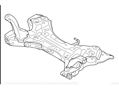 2011 Hyundai Sonata Hybrid Front Cross-Member - 62400-4R000