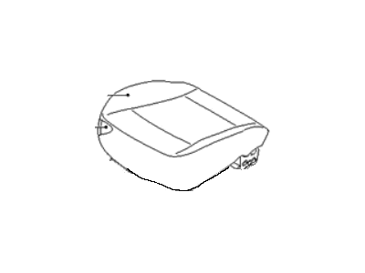 Hyundai 88160-3J400-R7B Front Driver Side Seat Cushion Covering