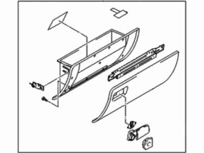 Hyundai XG300 Glove Box - 84510-39203-LK