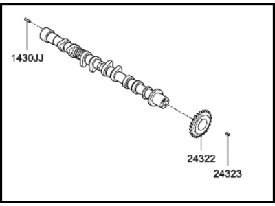 Hyundai Accent Camshaft - 24200-26003