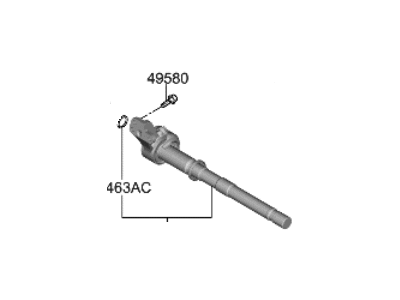 Hyundai 49560-S0150 BEARING BRACKET & SHAFT ASSY