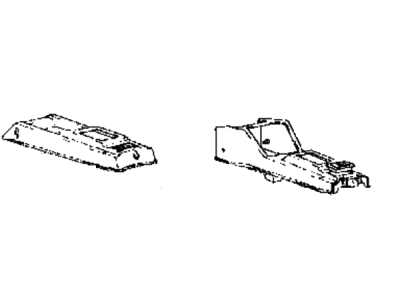 1990 Hyundai Excel Center Console Base - 84611-24001-FD