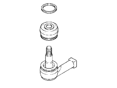 1990 Hyundai Sonata Tie Rod End - 56820-36000