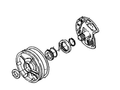 Hyundai Elantra Oil Pump - 46110-36001