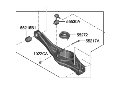 2022 Hyundai Kona N Control Arm - 55220-I3000