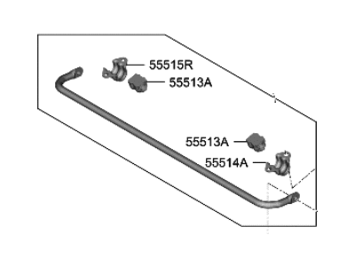 Hyundai Kona N Sway Bar Kit - 55510-I3000