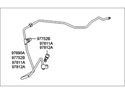 Hyundai 97768-26001 Tube-Liquid