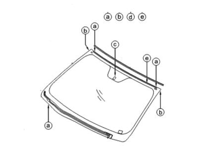 Hyundai Sonata Hybrid Windshield - 86110-3S091