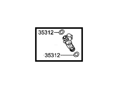 2022 Hyundai Kona Fuel Injector - 35310-2J000