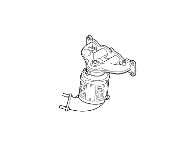 Hyundai 28510-2GAS0 Exhaust Manifold Catalytic Assembly