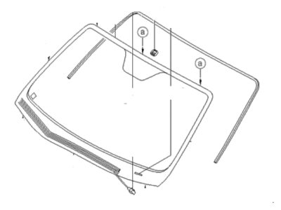 2006 Hyundai Veracruz Windshield - 86110-3J310