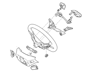 Hyundai 56100-G7490-YUT Steering Wheel Assembly