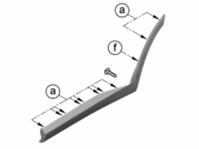 2020 Hyundai Palisade Door Moldings - 87732-S8300