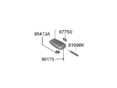 Hyundai Elantra Transmitter - 95430-AA000