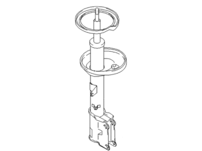 Hyundai 55361-2C000 Rear Right-Hand Shock Absorber Assembly