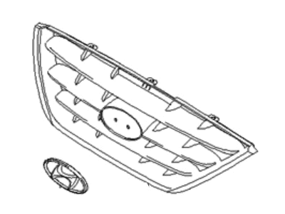 2005 Hyundai Elantra Grille - 86360-2D500