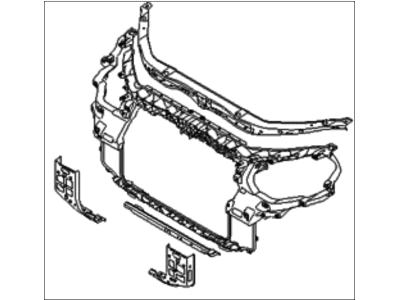 Hyundai Santa Fe Radiator Support - 64101-0W000