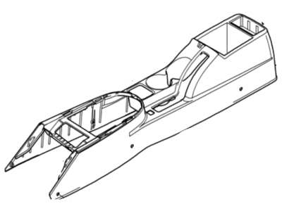 Hyundai 84611-2C150-LK Console-Front